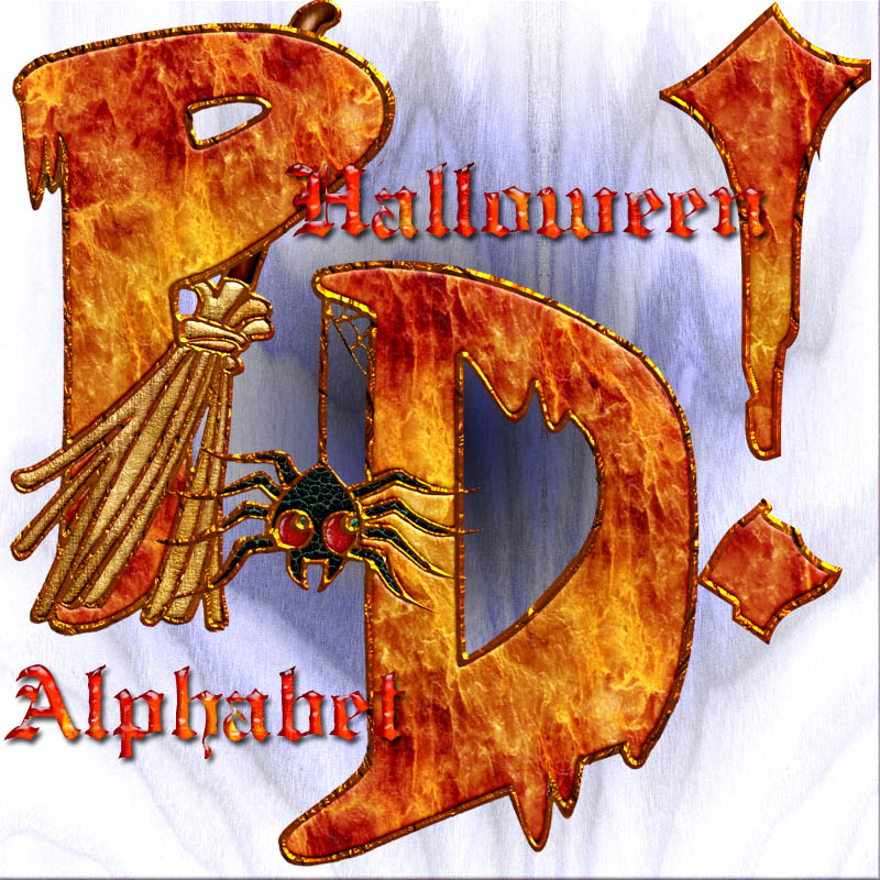 Harvest Moons Halloween Alphabet by N/A