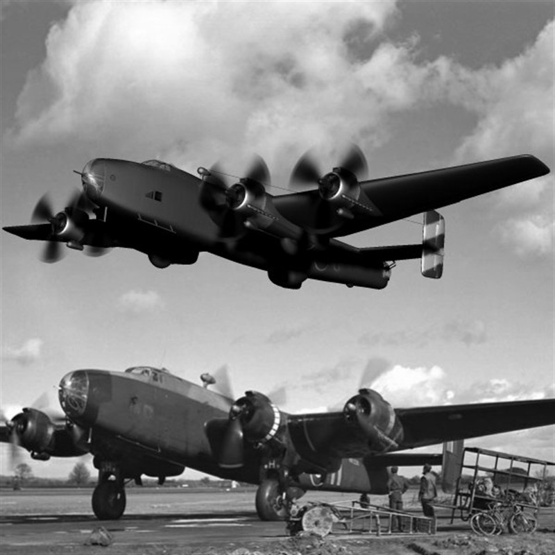 Handley Page Halifax BIII (for Poser) by N/A