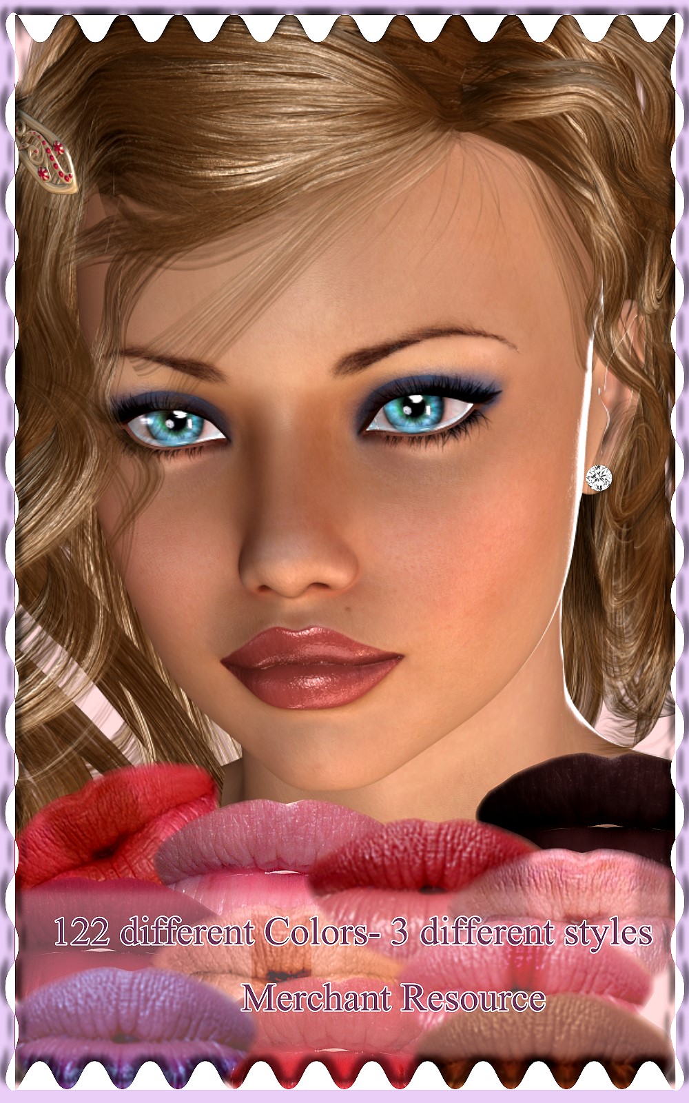 Lovely: Lips MerchantResource Premade 122 PSD by N/A