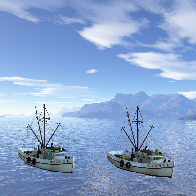 Shrimp Boat (for Poser) by N/A