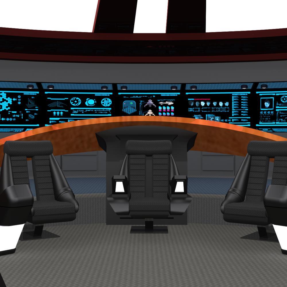 Starship Bridge 8 (for Poser) by N/A