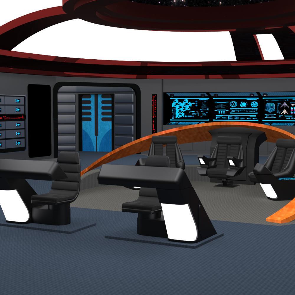 Starship Bridge 8 (for Poser) by N/A