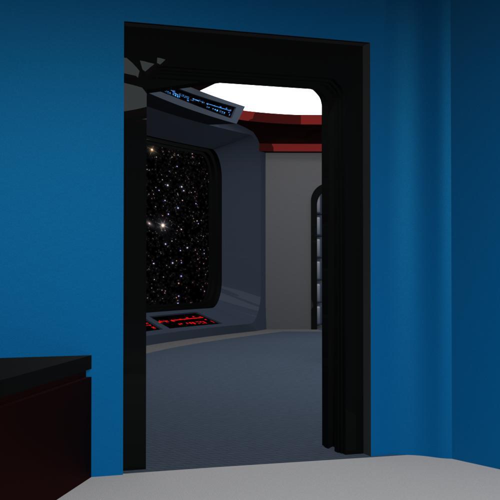 Starship Bridge 8 (for Poser) by N/A