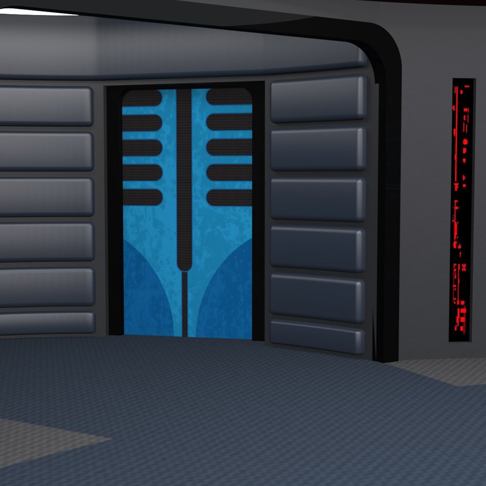 Starship Bridge 8 (for Poser) by N/A