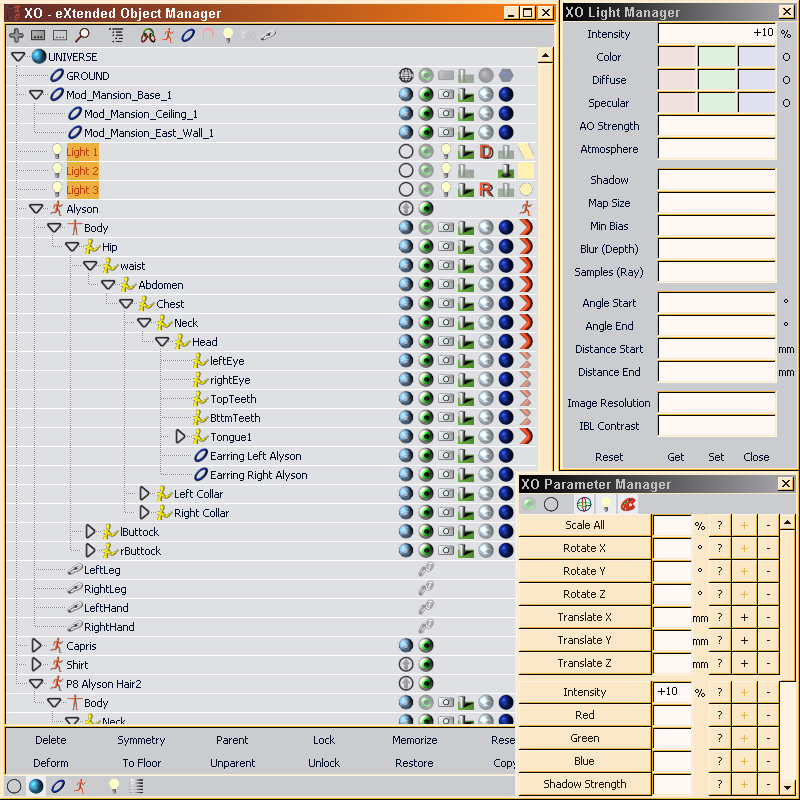 XO - Object Manager for Poser by N/A