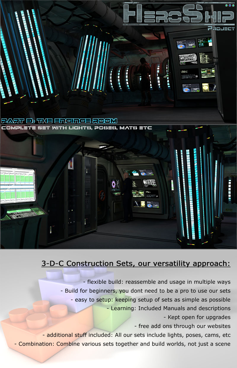 HeroShip Engine Room by 3-D-C by N/A