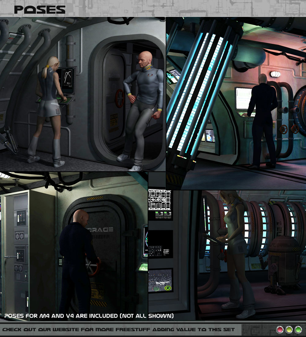 HeroShip Engine Room by 3-D-C by N/A
