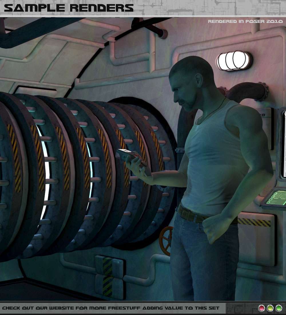 HeroShip Engine Room by 3-D-C by N/A