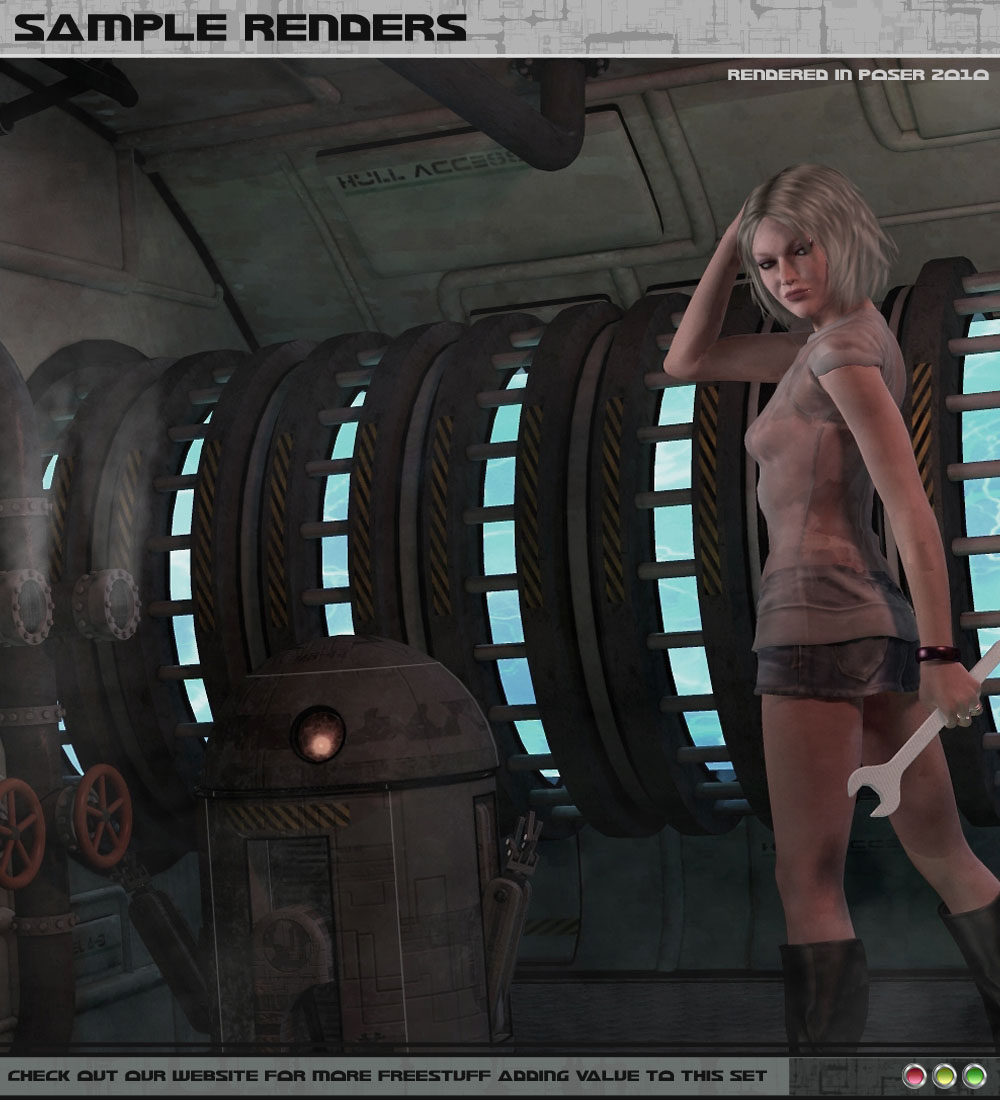 HeroShip Engine Room by 3-D-C by N/A