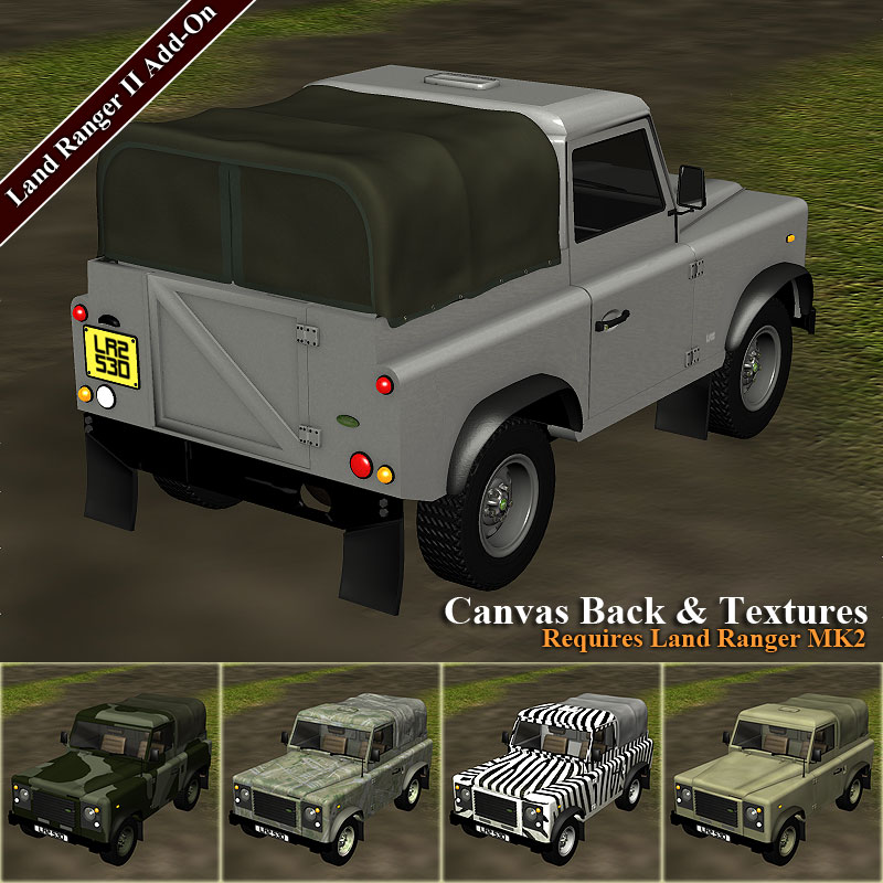 Canvas Back for Land Ranger MK2 by N/A