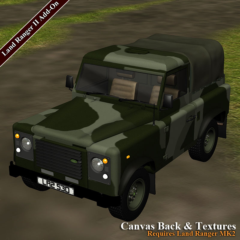Canvas Back for Land Ranger MK2 by N/A