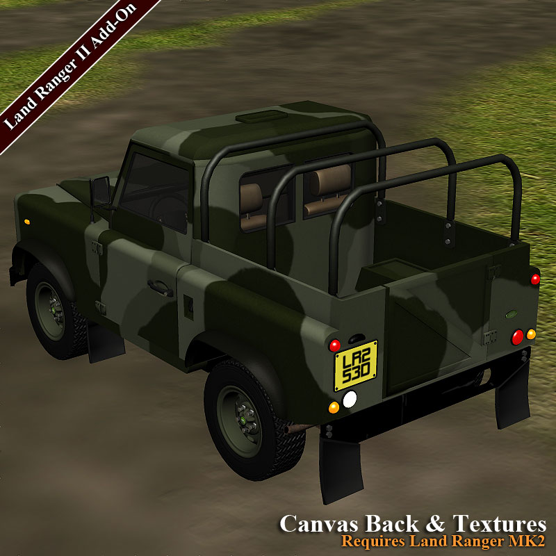 Canvas Back for Land Ranger MK2 by N/A