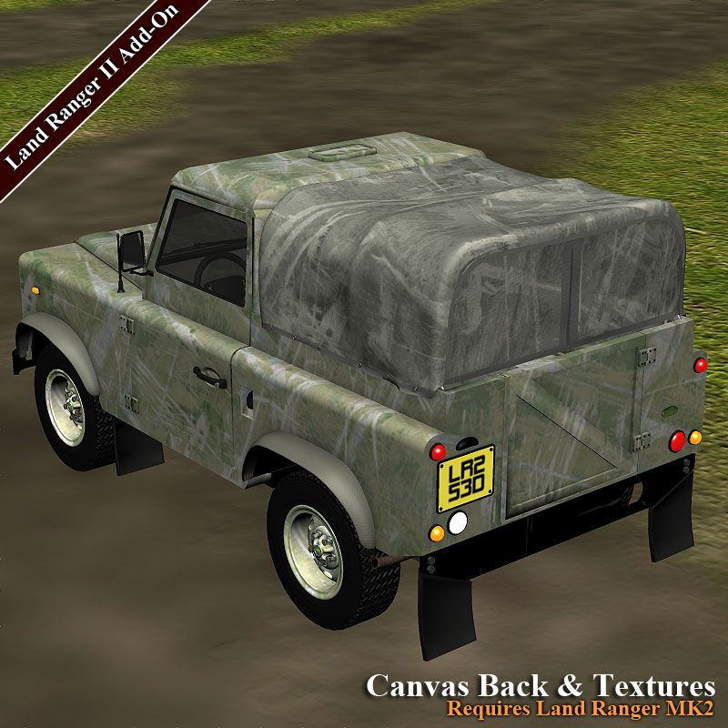 Canvas Back for Land Ranger MK2 by N/A