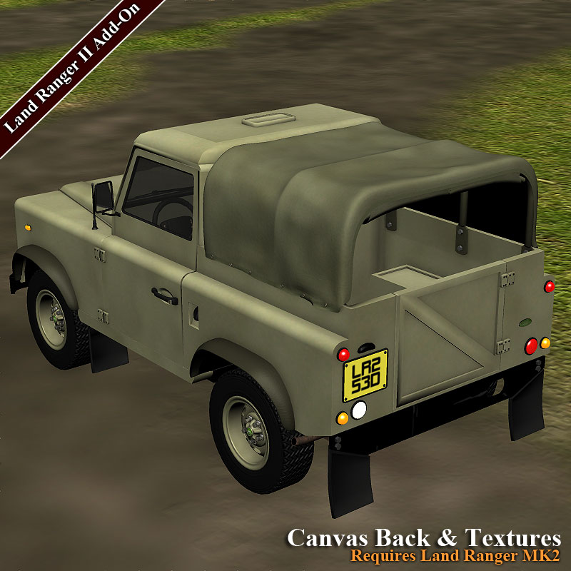 Canvas Back for Land Ranger MK2 by N/A