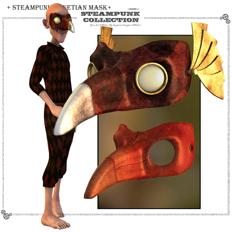 SteamPunk - Venetian Mask by N/A