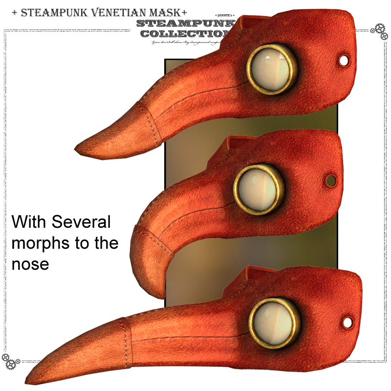 SteamPunk - Venetian Mask by N/A