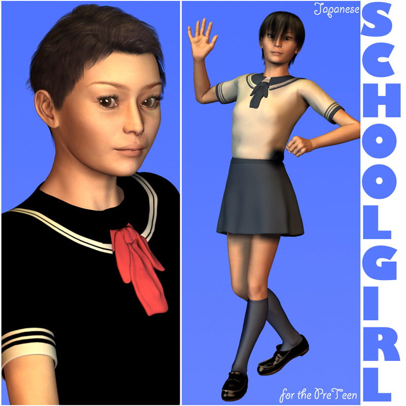 Japanese SchoolGirl for the PreTeen by N/A