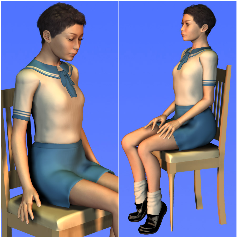 Japanese SchoolGirl for the PreTeen by N/A