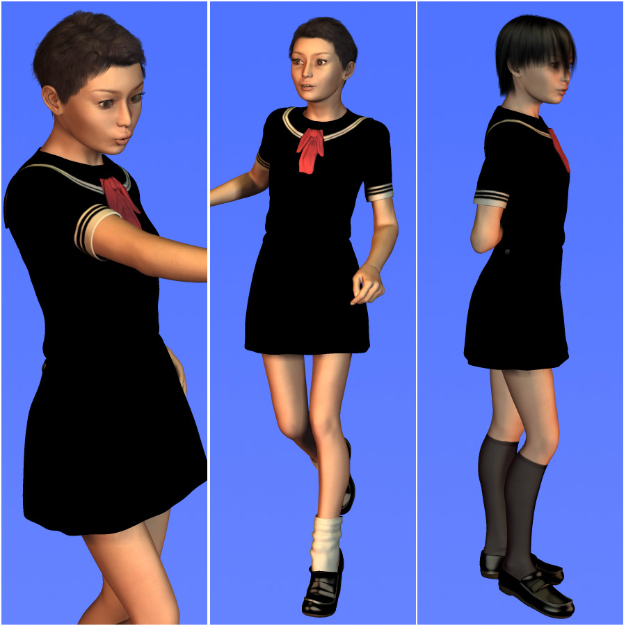 Japanese SchoolGirl for the PreTeen by N/A