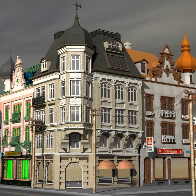 Bankhaus (for Poser) by N/A