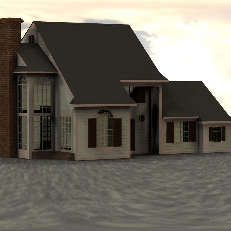 Modern House (for Poser) by N/A