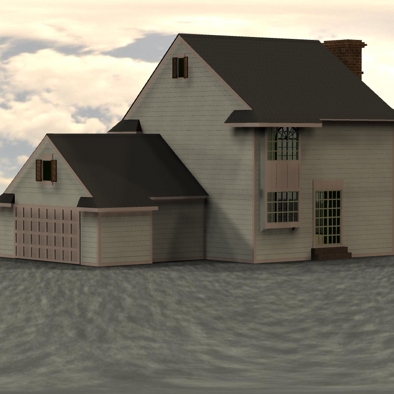 Modern House (for Poser) by N/A