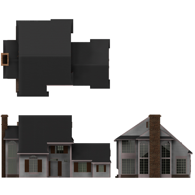 Modern House (for Poser) by N/A