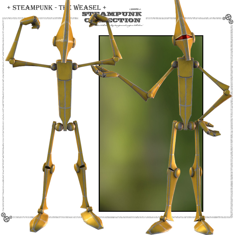 SteamPunk Robots - The Weasel by N/A