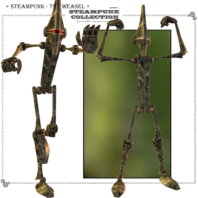 SteamPunk Robots - The Weasel by N/A