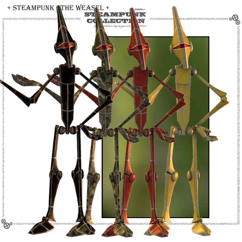 SteamPunk Robots - The Weasel by N/A