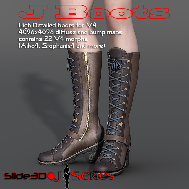 Slide3D J Boots for V4 by N/A