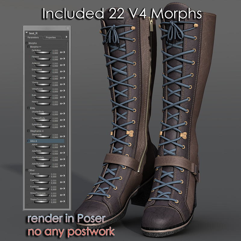 Slide3D J Boots for V4 by N/A