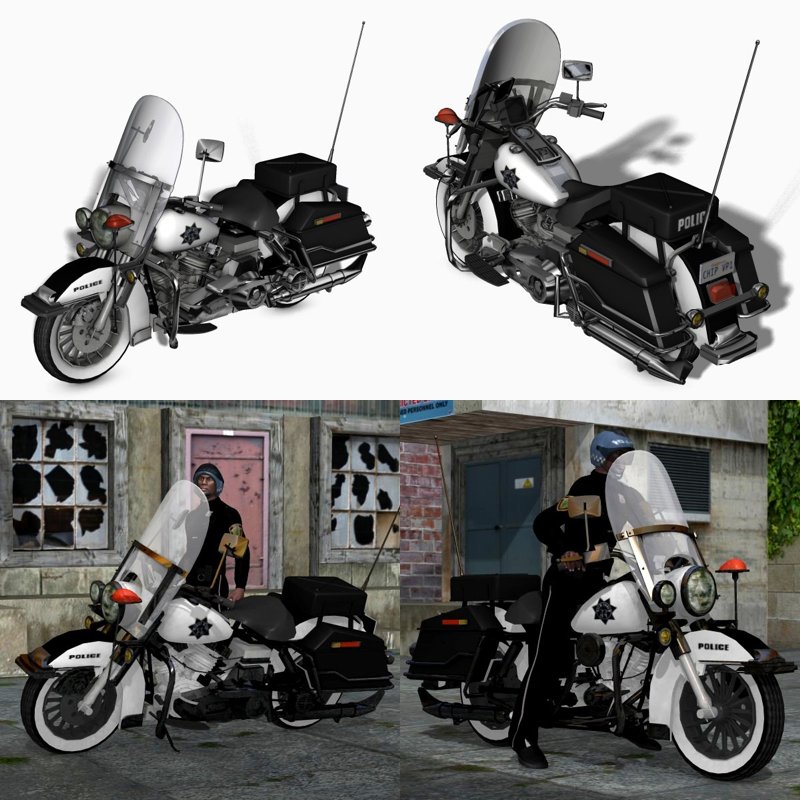 Harley Davidson Police (for Poser) by N/A