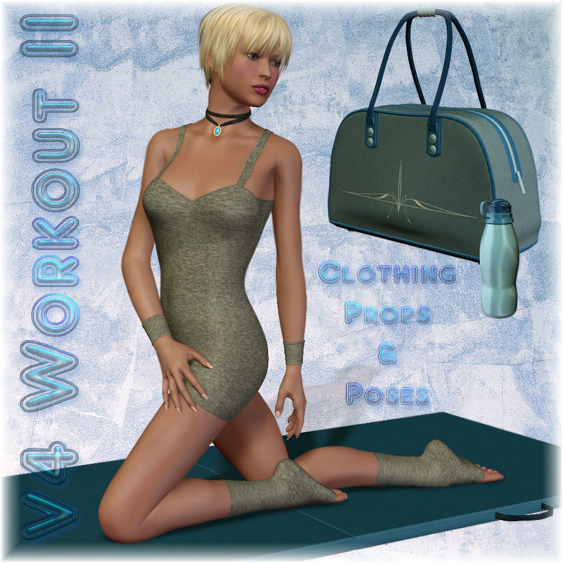 V4 Workout II - Outfit, Props & Poses by N/A