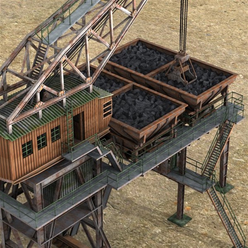 Coal Charger (for Poser) by N/A