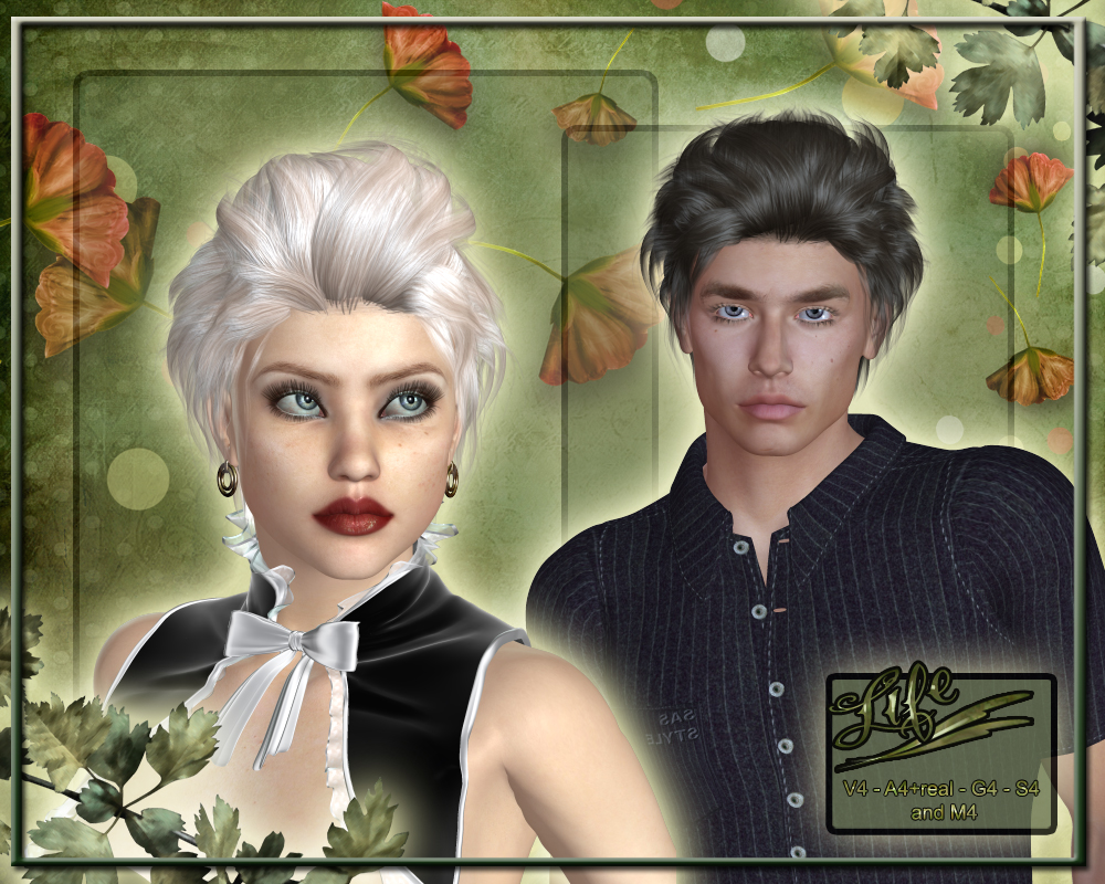 Life Hair for V4 and M4 by N/A