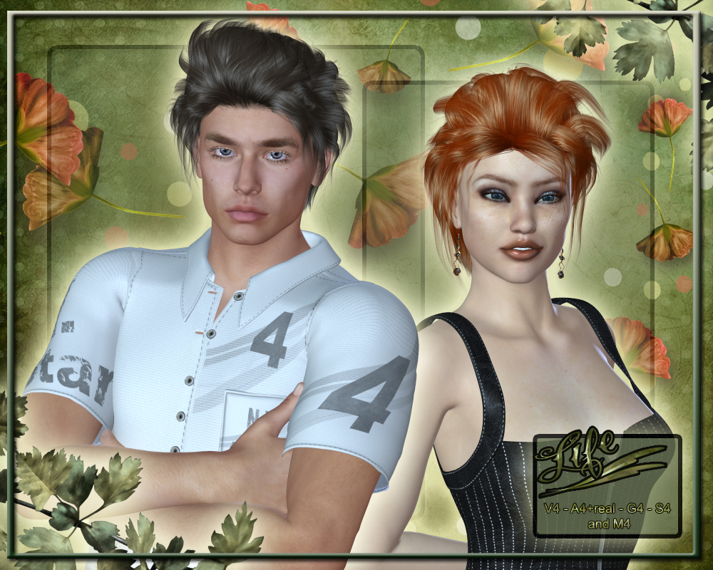 Life Hair for V4 and M4 by N/A