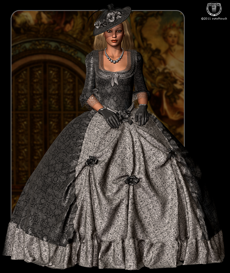 ROYAL STYLES for Marie Louise 18th Century Gown by N/A