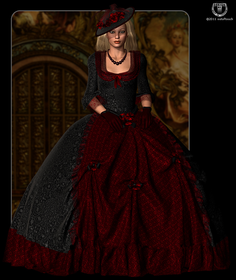 ROYAL STYLES for Marie Louise 18th Century Gown by N/A
