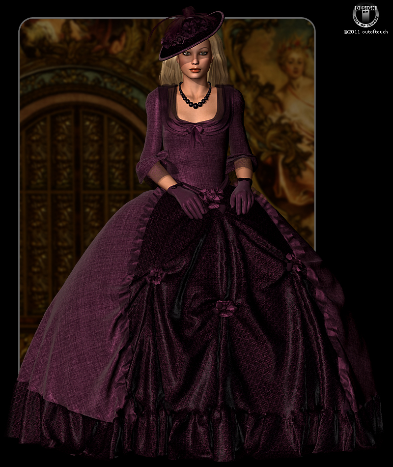 ROYAL STYLES for Marie Louise 18th Century Gown by N/A