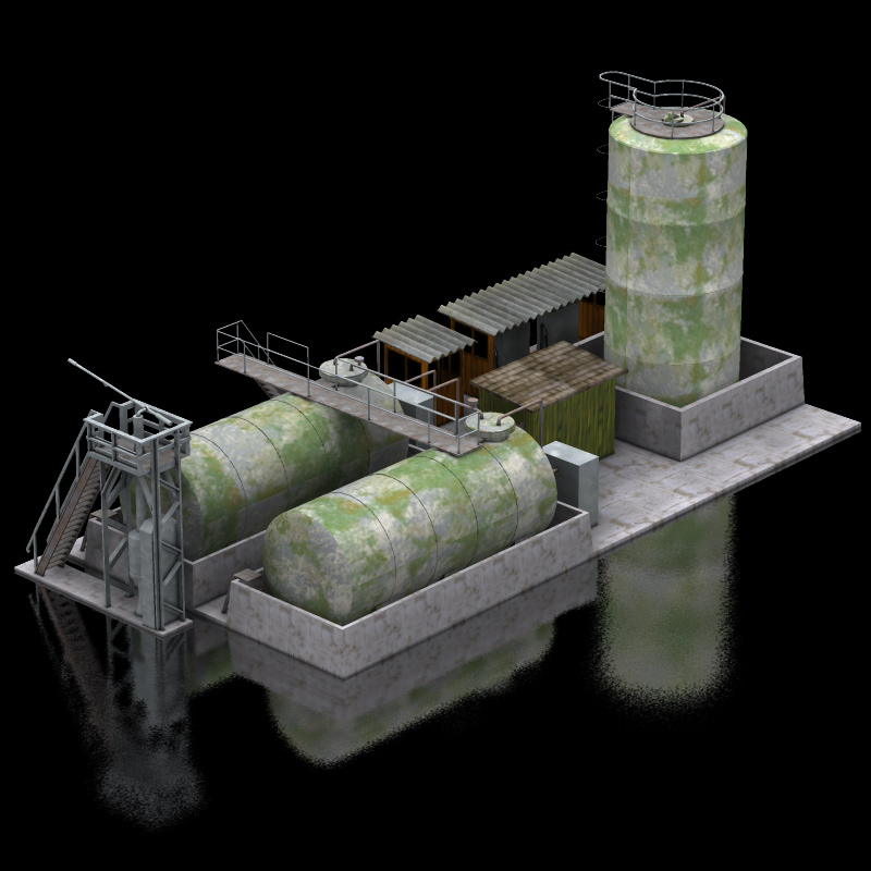 Diesel Pumpstation (for Poser) by N/A