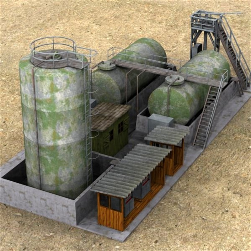 Diesel Pumpstation (for Poser) by N/A