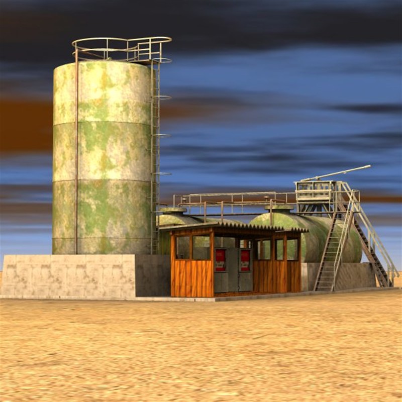 Diesel Pumpstation (for Poser) by N/A