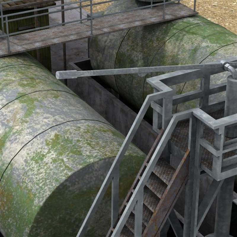 Diesel Pumpstation (for Poser) by N/A