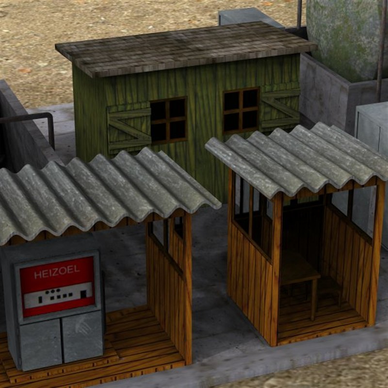 Diesel Pumpstation (for Poser) by N/A