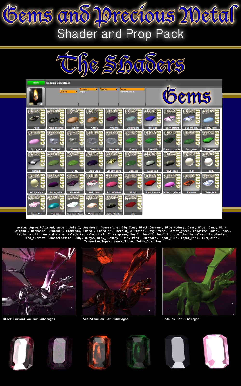 Gems and Precious Metals by N/A