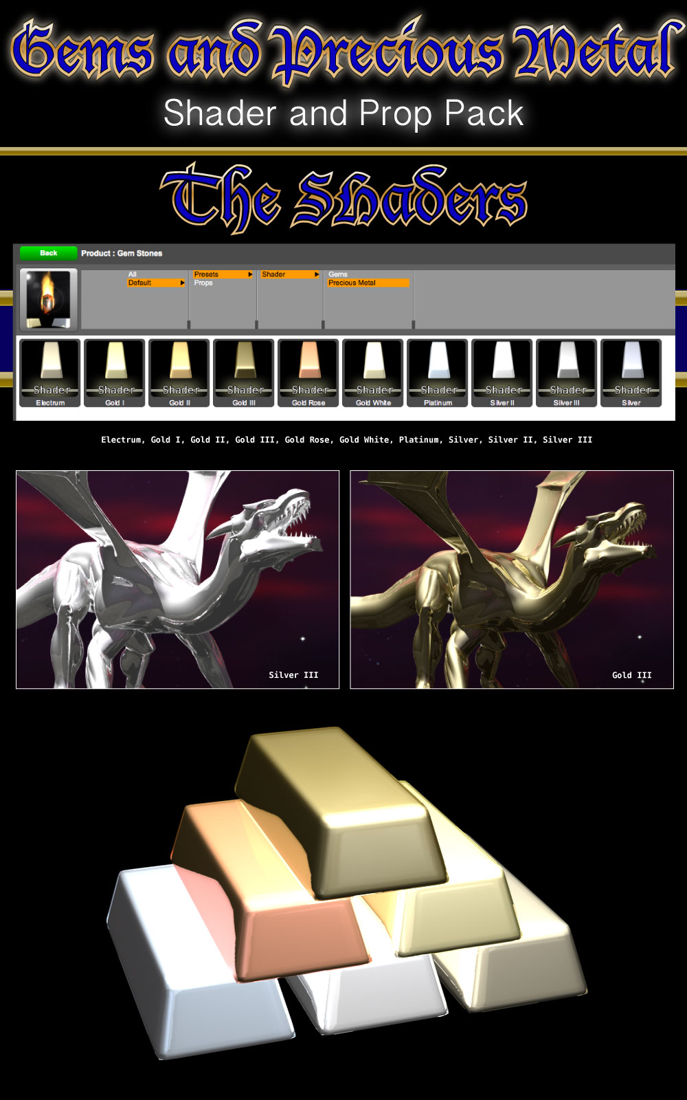 Gems and Precious Metals by N/A