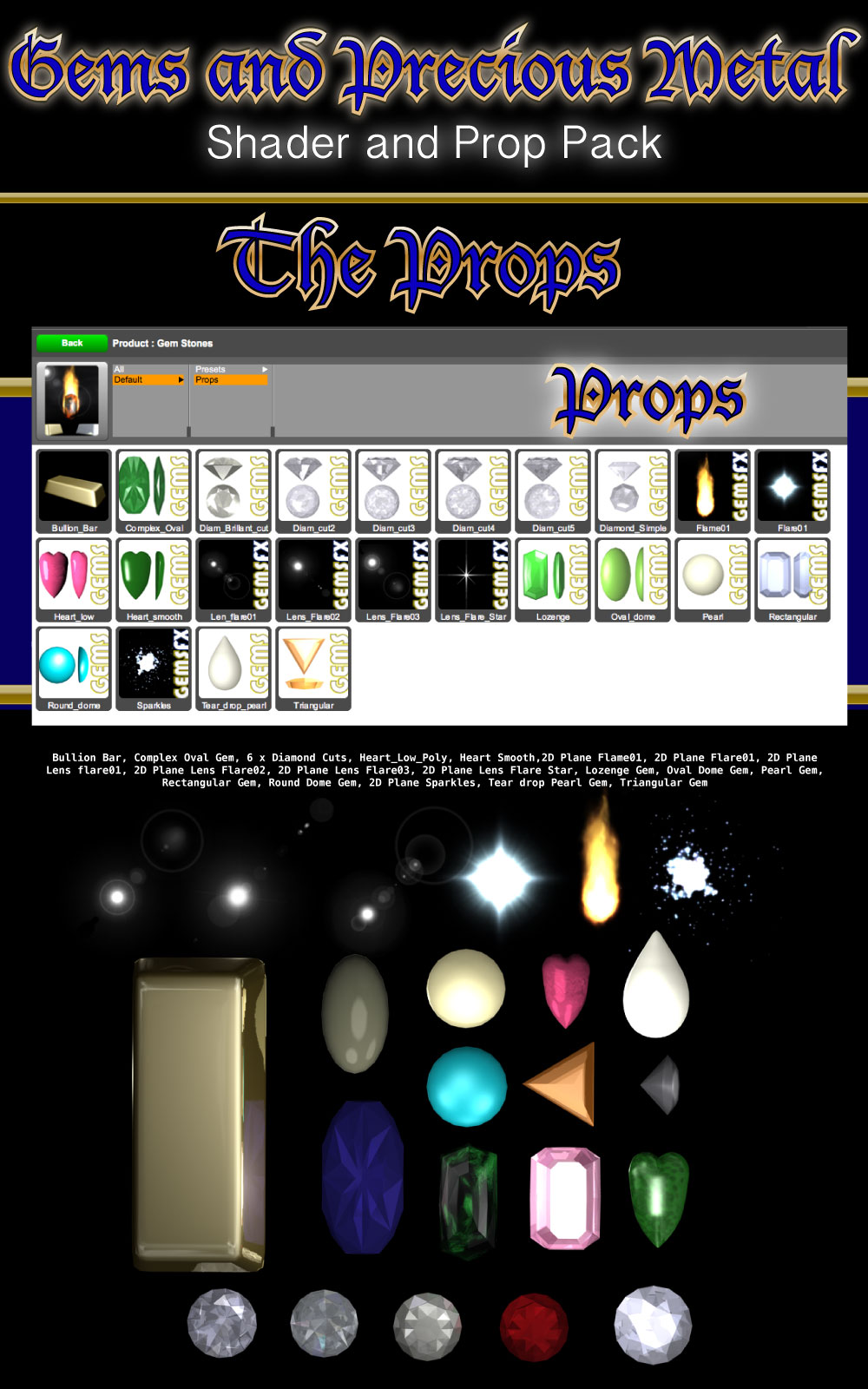 Gems and Precious Metals by N/A