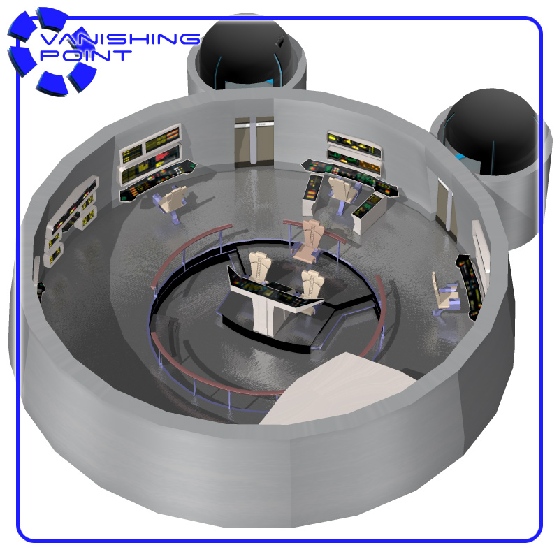 Starship Bridge 9 (for Poser) by N/A