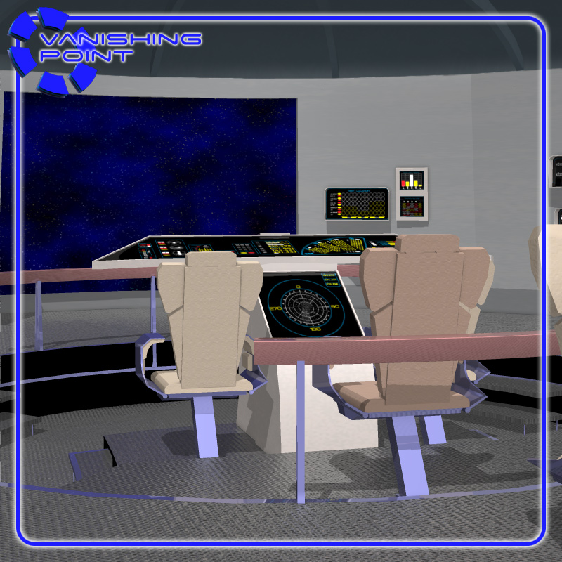 Starship Bridge 9 (for Poser) by N/A